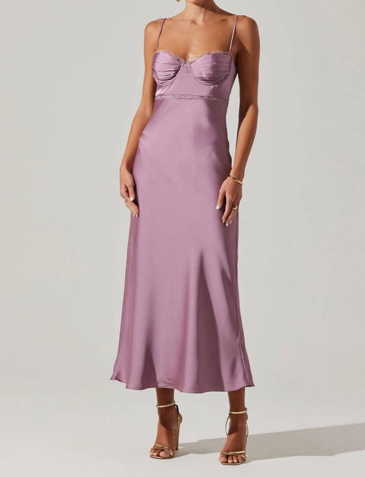 Astr - FLORIANNE BUSTIER SLIP DRESS