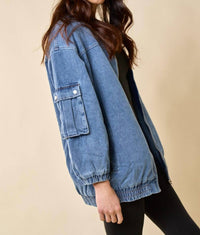Blue Blush - Oversized Jacket