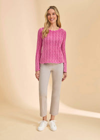 Fdj - Long Sleeve Garment Dye Sweater