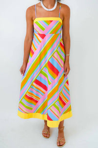Strut & Bolt - Rainbow Row Midi Dress