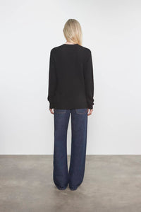 Enza Costa - CASHMERE V-NECK SWEATER