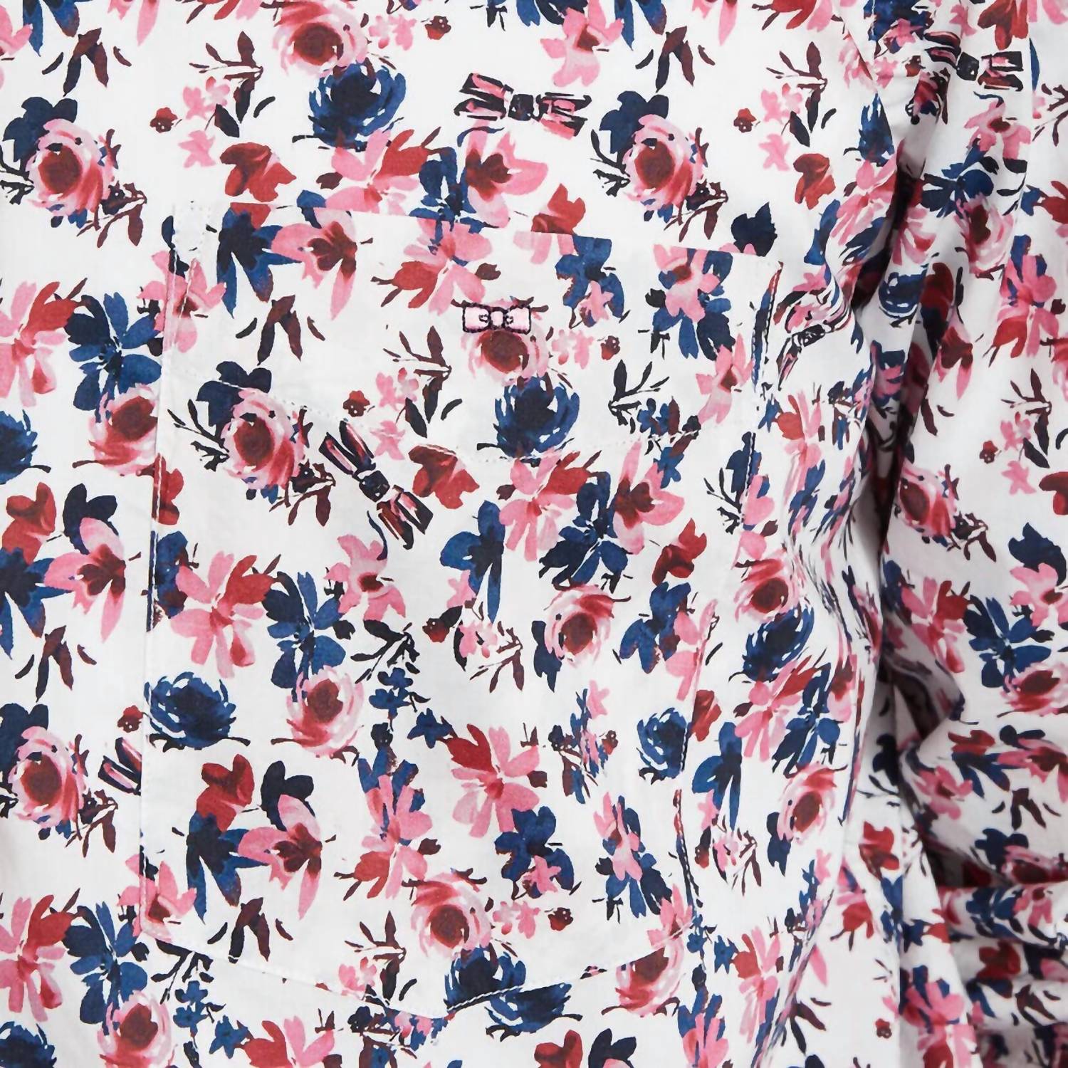 Eden Park - Floral Button-up Polo Shirt