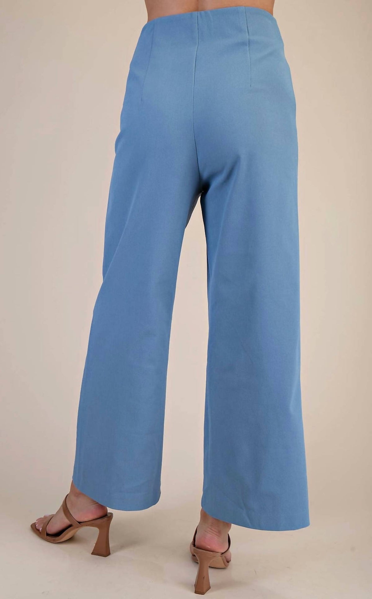 Glam - High Waisted Wide Leg Pants
