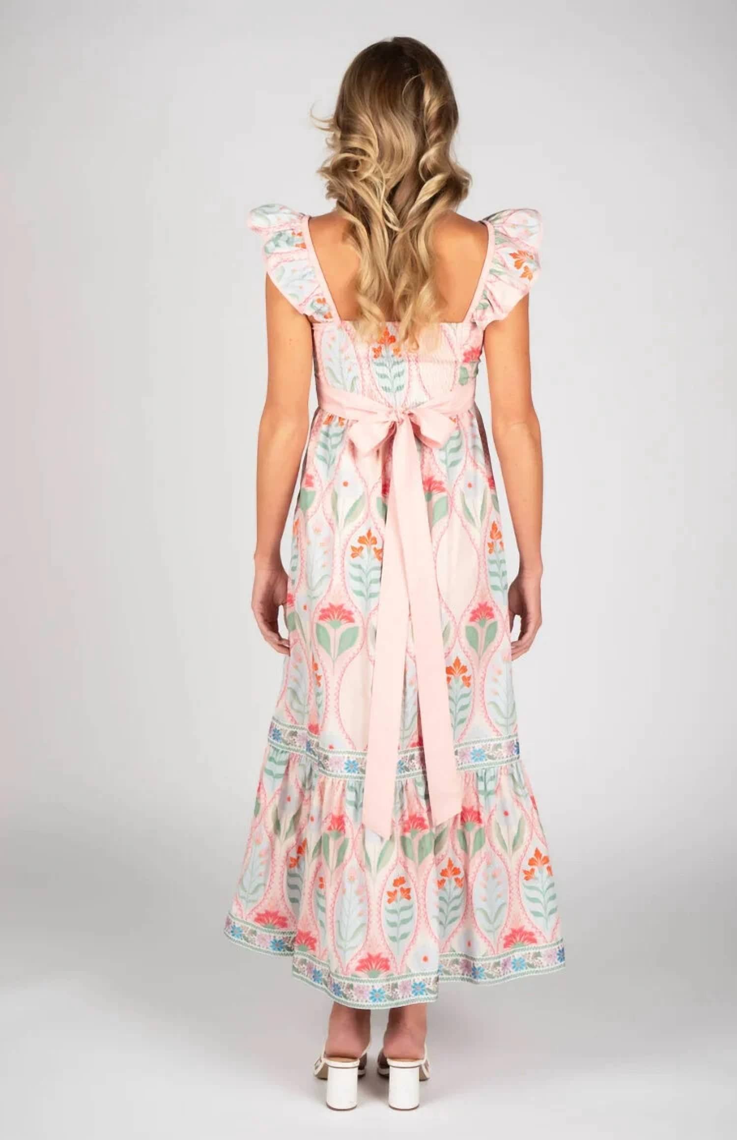 Sincerely Ours - Oleander Maxi Dress
