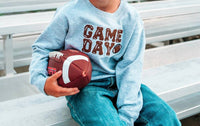 SWEET wink Game Day Patch Sweatshirt in gray - kids' shirt - detail view