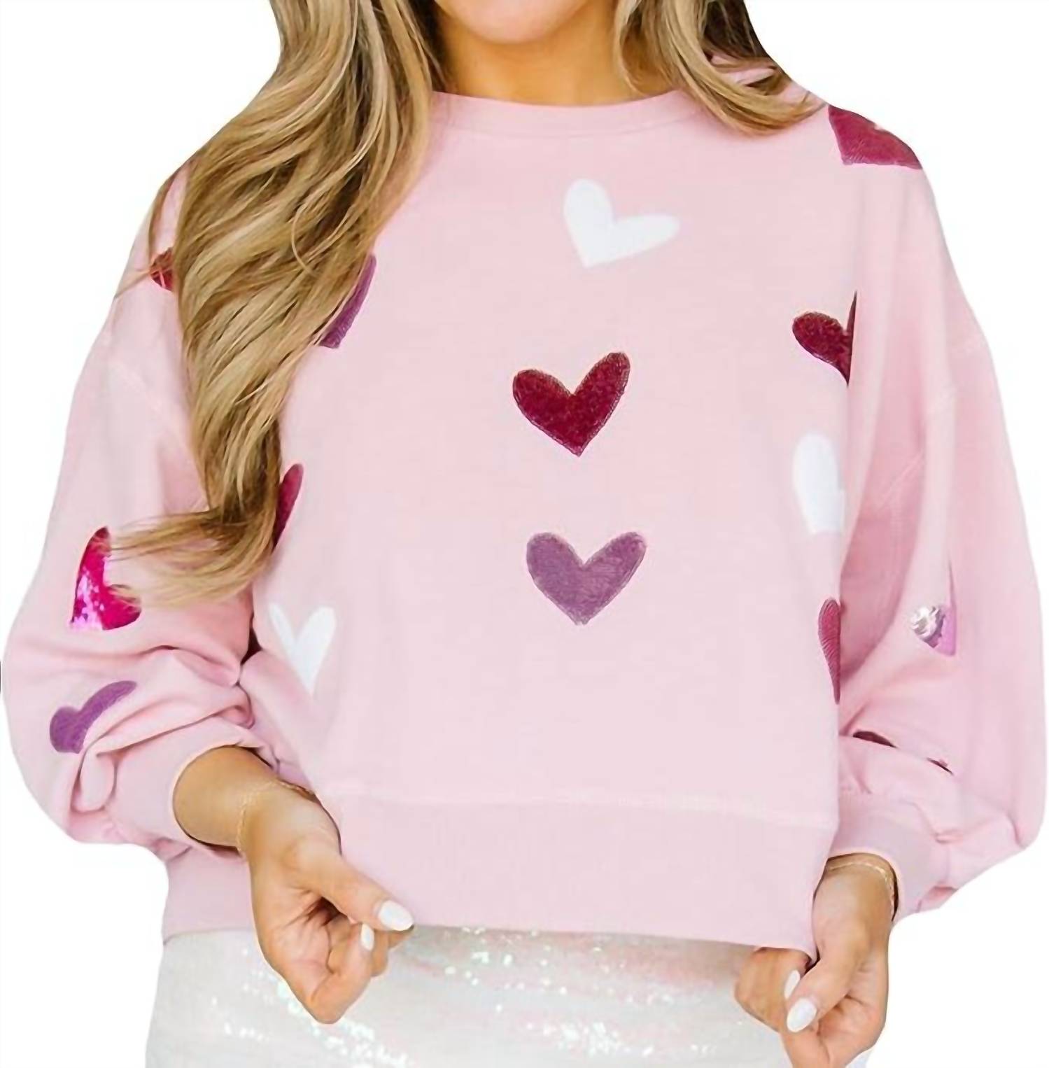 Mary Square - Millie Hearts Sweatshirt