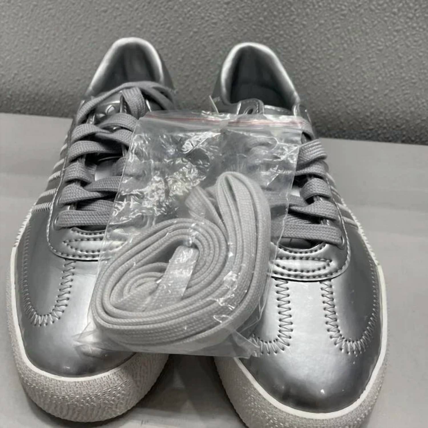 adidas Women's Originals Samba Rose Low Top Comfort Sneaker in silver - women's sneaker - view 4