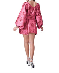 Tela Luxury Mercantile Lady Kaftan Dress in pink - women's dress - detail view