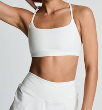YEAR OF OURS Stretch Studio Bralette in white - women's intimate - detail view