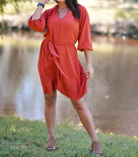 Stylive - Hustle And Bustle Mini Dress