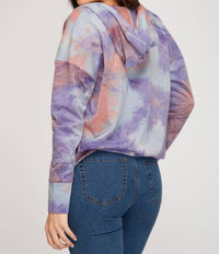 She + Sky - Tie Dyed French Terry Hoodie
