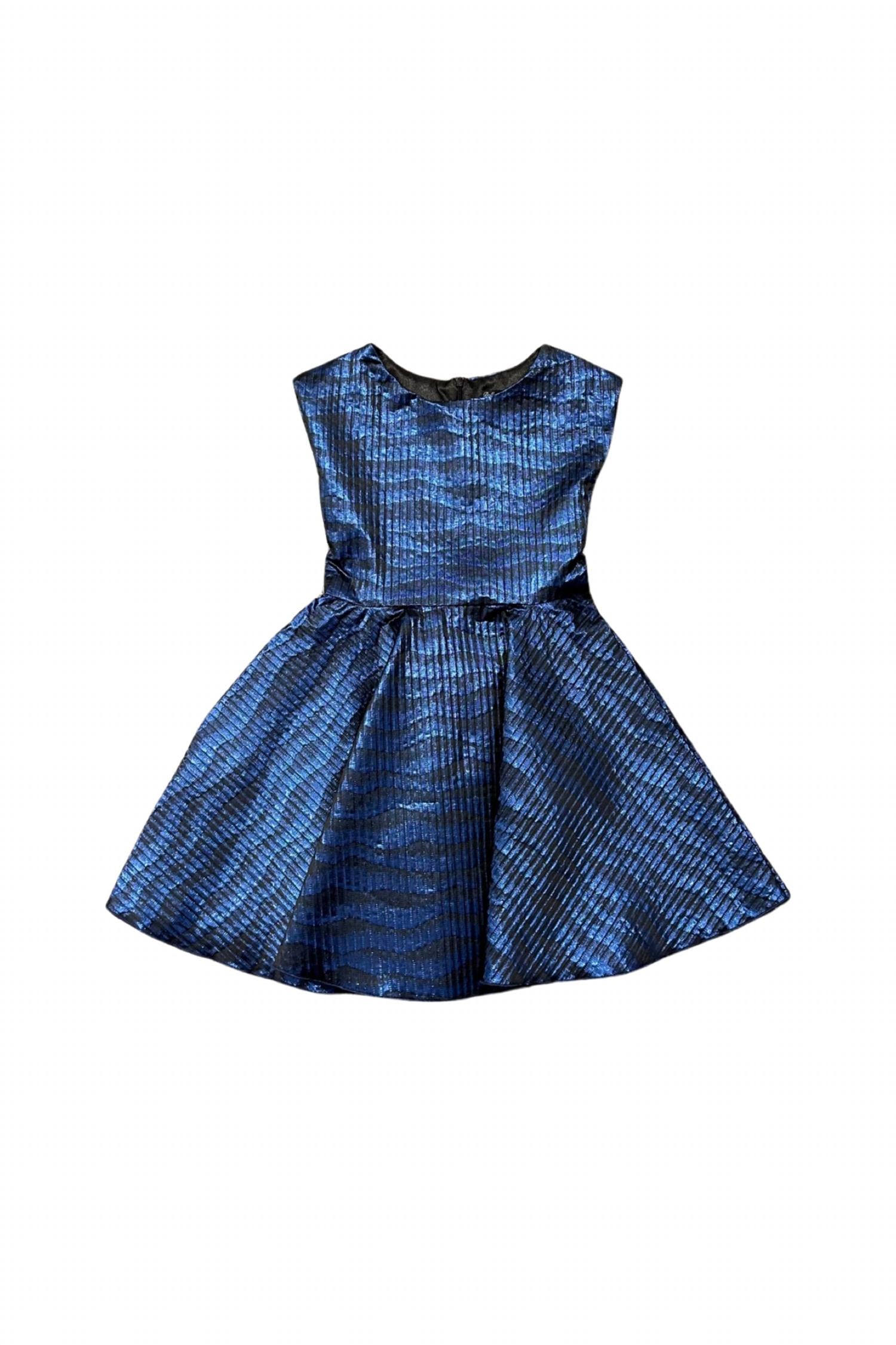 Dolls & Divas Couture - Girls Jacquard Cap Sleeve Party Dress