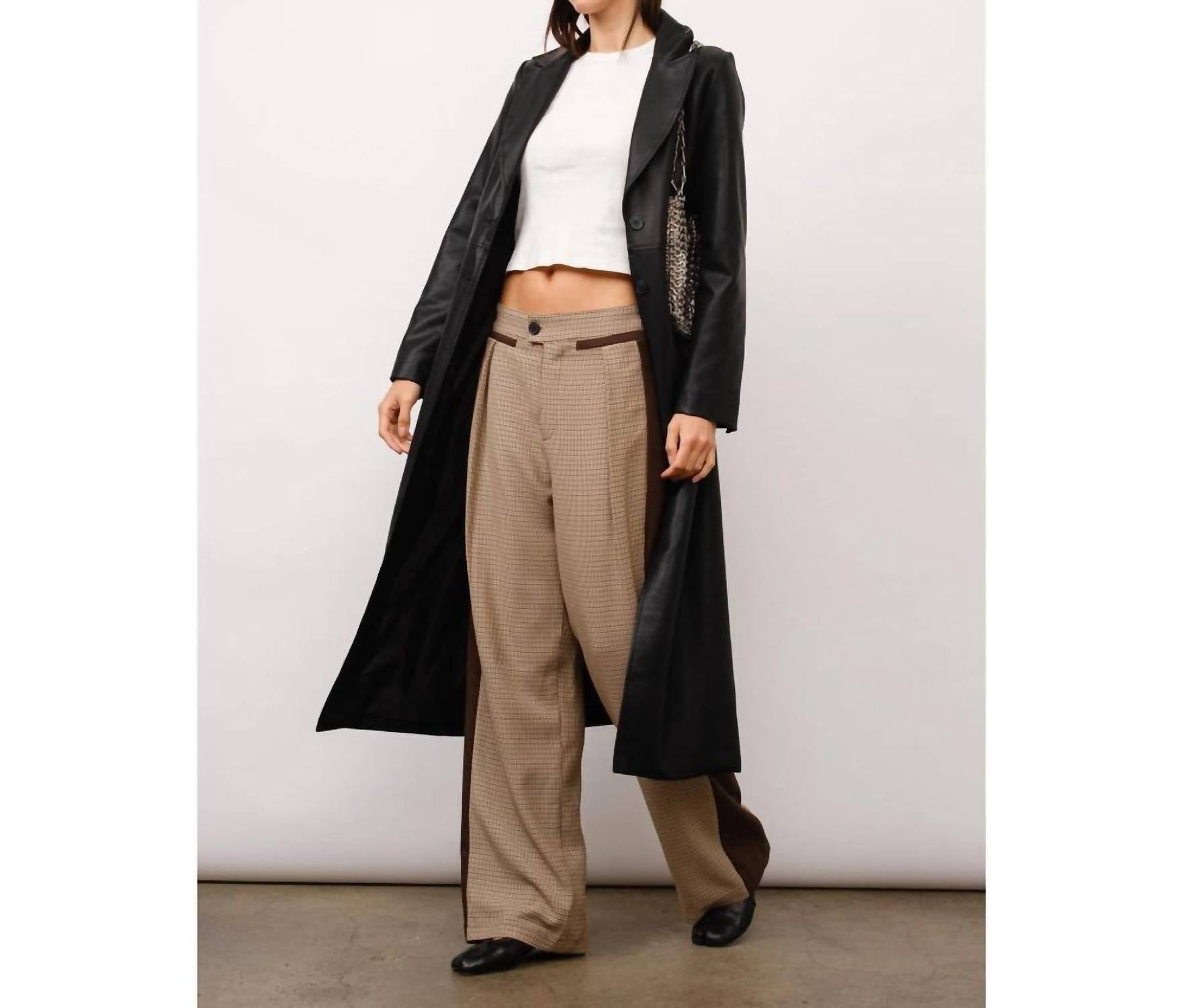 Loucia - Thalia Faux Leather Coat