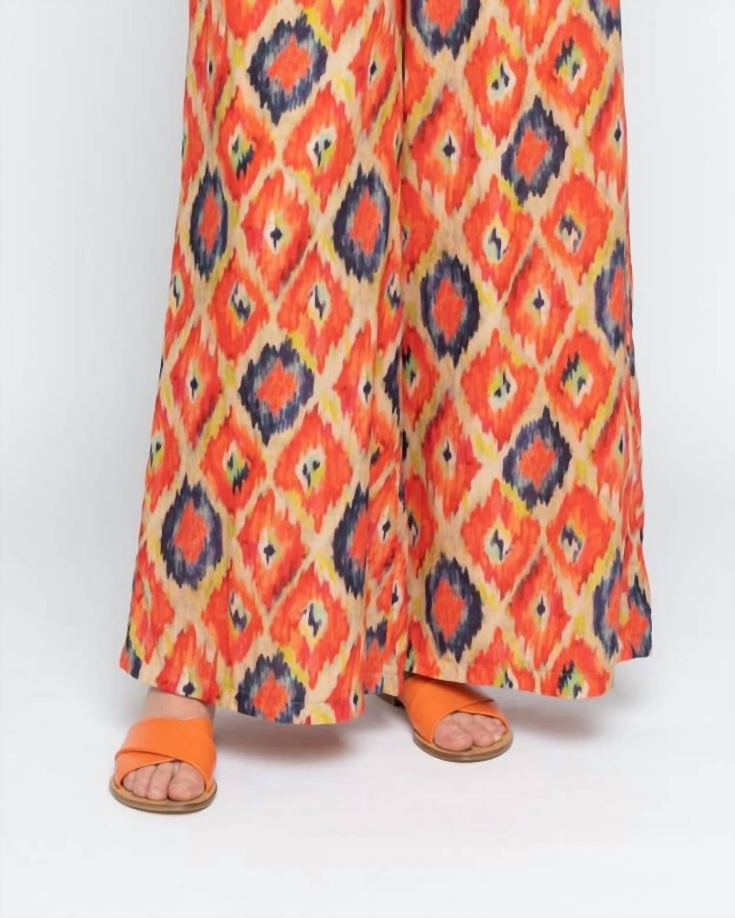 Baci - Painterly Diamond Palazzo Pants