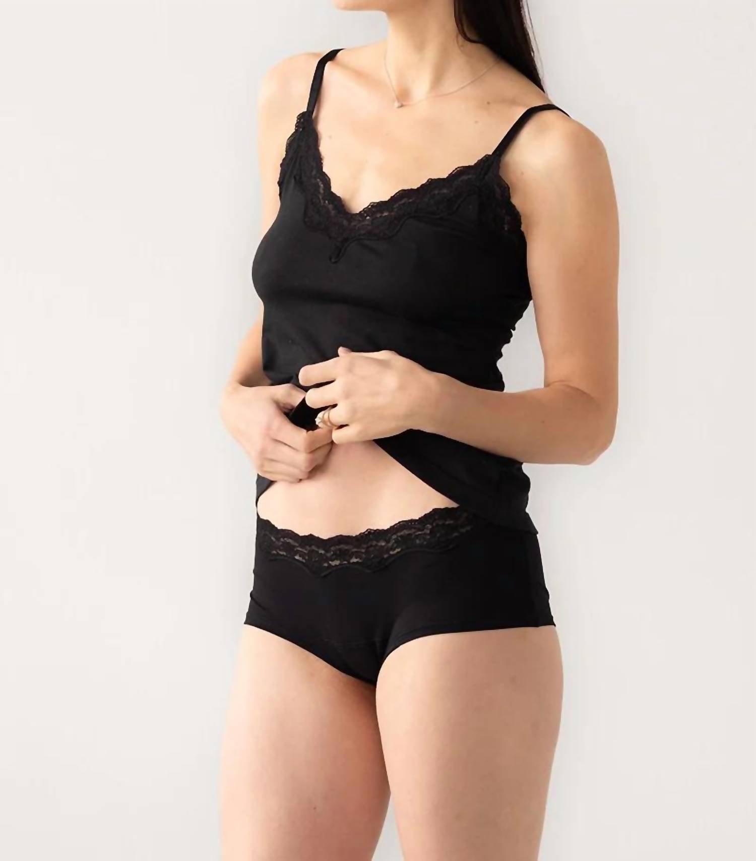 Salua - Lace Edge Bikini Bottom