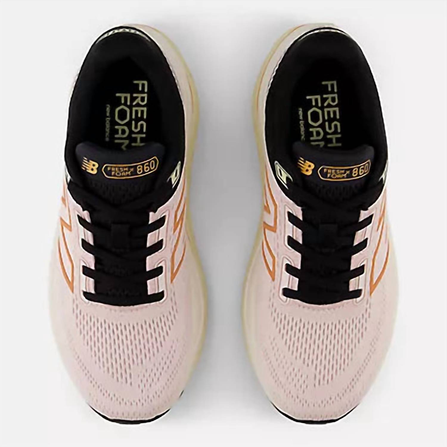 New Balance Women's Fresh Foam X 860v14 Running Shoes in pink brown - women's shoe - alternate view