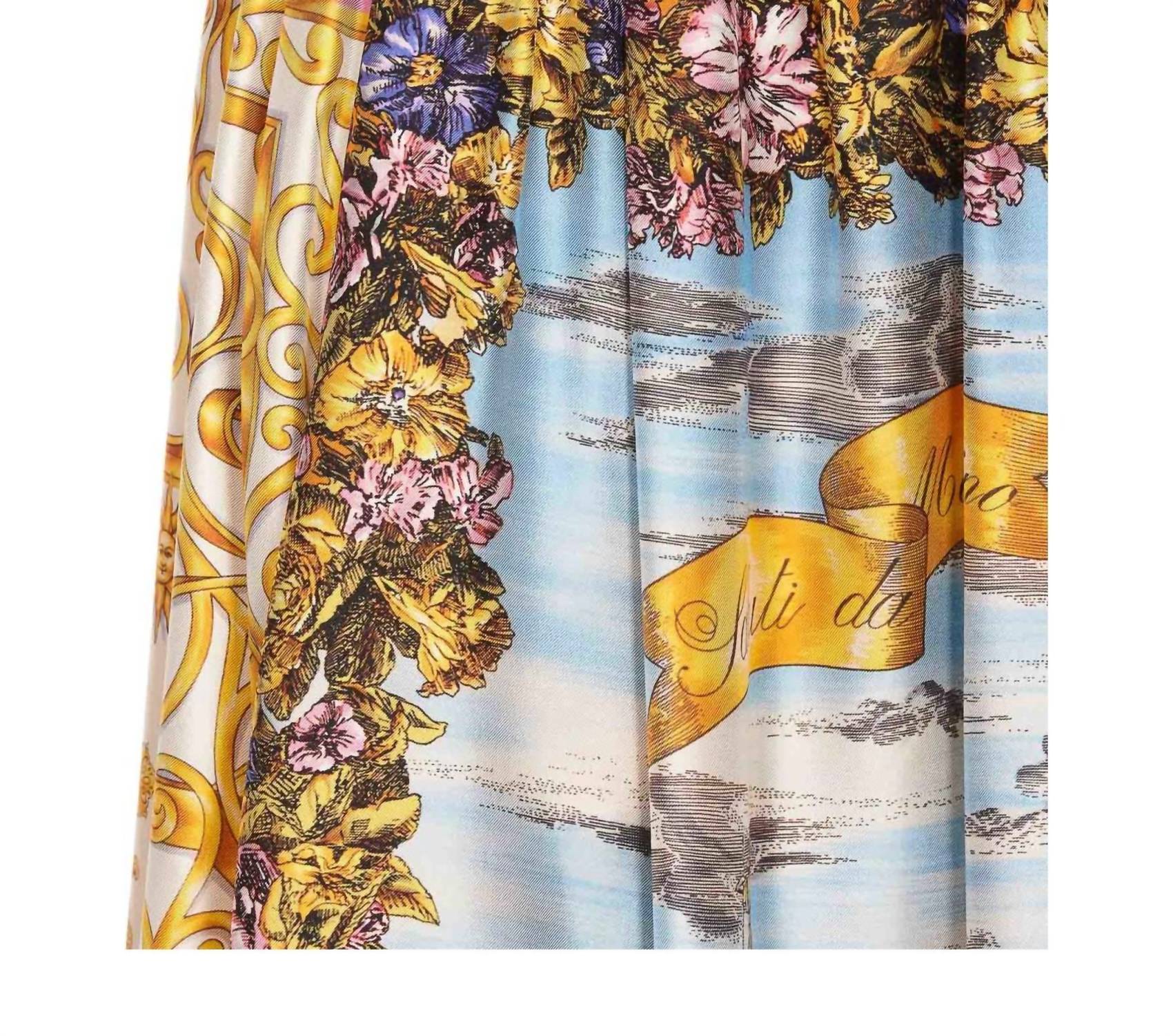 Moschino - Women's Scarf Print Skirt