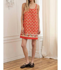 Raisonnel - Boho Floral Border Mini Dress
