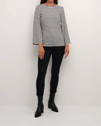 Kaffe - Liddy Jersey Cropped Sleeve Blouse