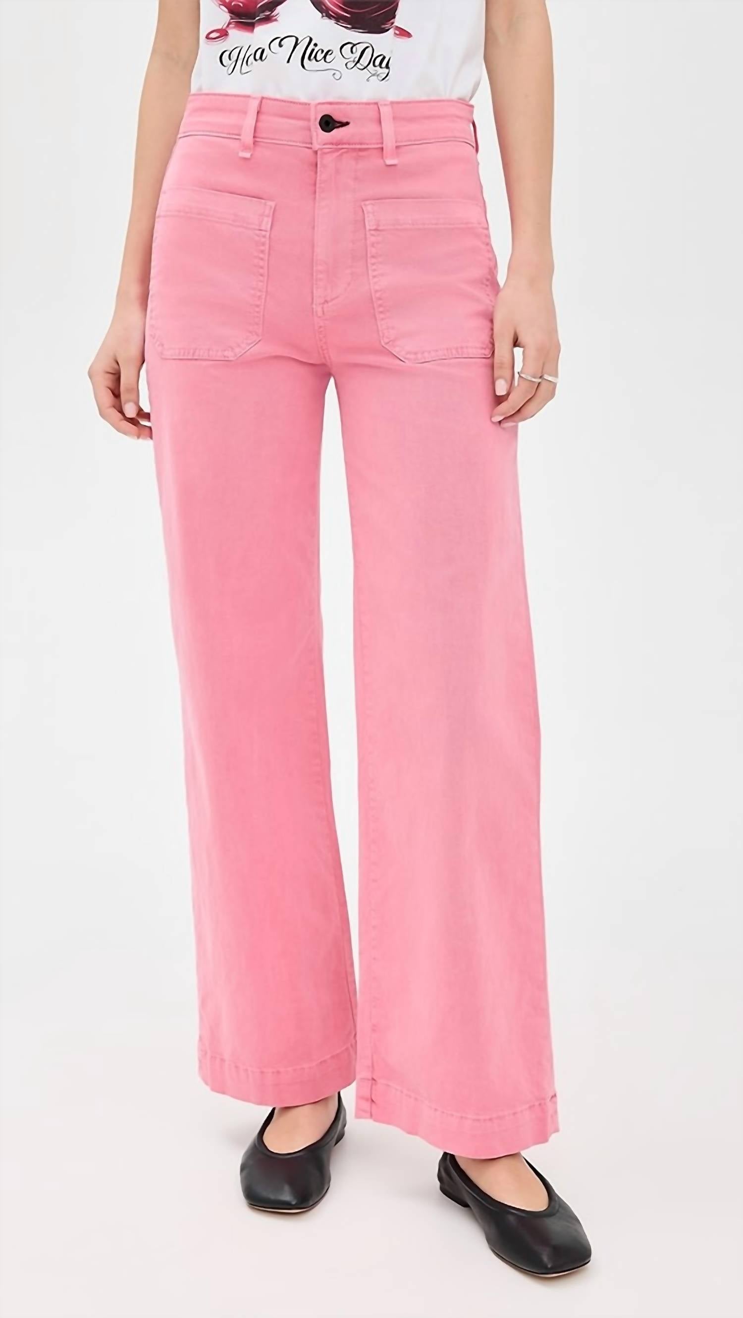 Askk Ny - Sailor Twill Cropped Leg Jeans
