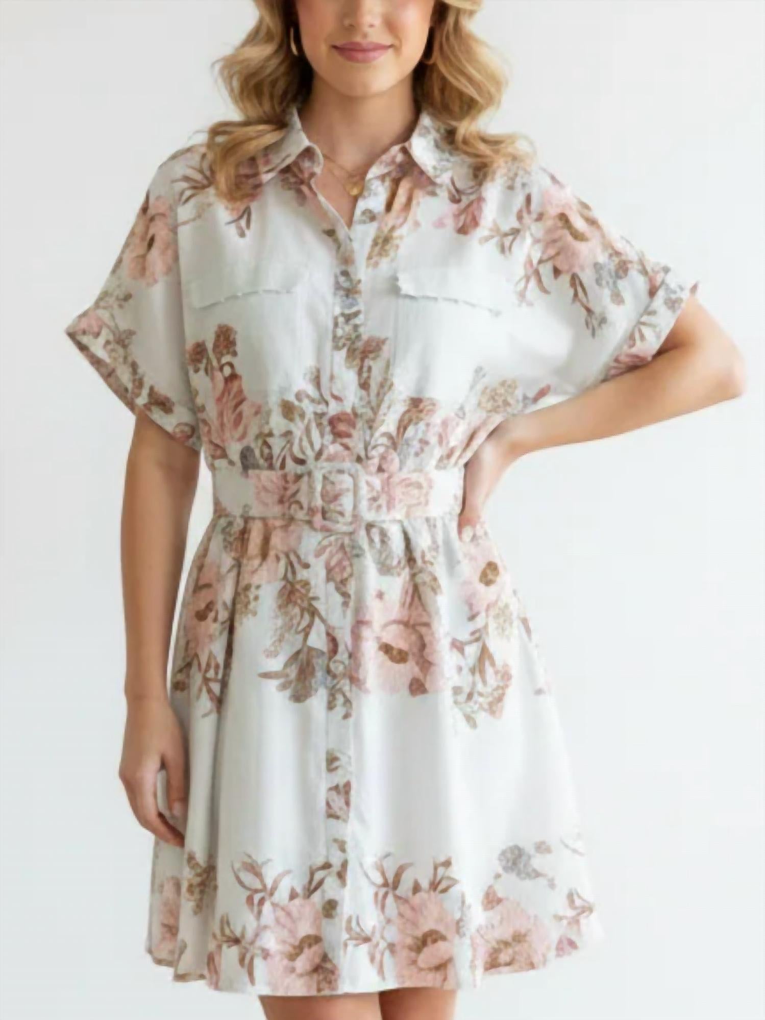 Hemant & Nandita - Helena Belted Dress