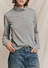 The Great. - Turtleneck Long Sleeve Knit Tee