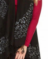 Papillon - Animal Print Fringe Vest