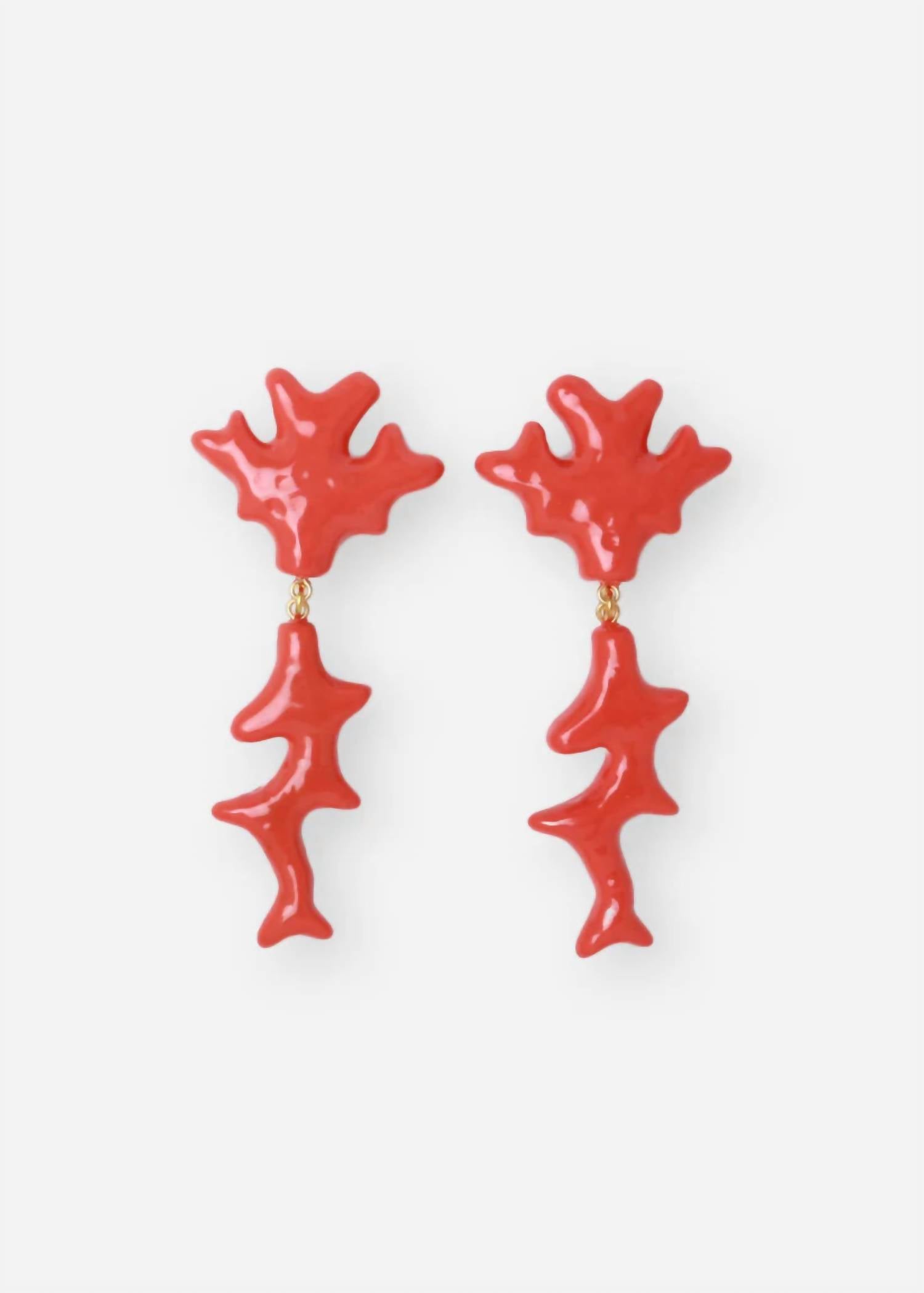 Julietta - Women's Coral Earrings