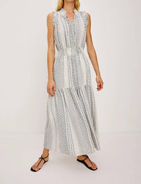 Rails - Alessi Striped Eyelet Maxi Dress