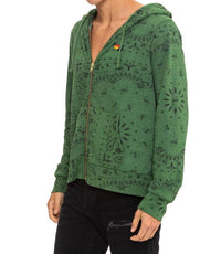 Aviator Nation - Unisex Bandana Zip Hoodie