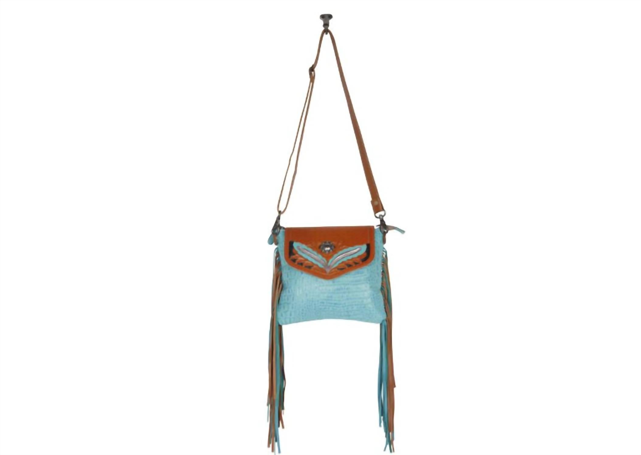 Myra Bag - Women's Wings Hand-tooled Bag