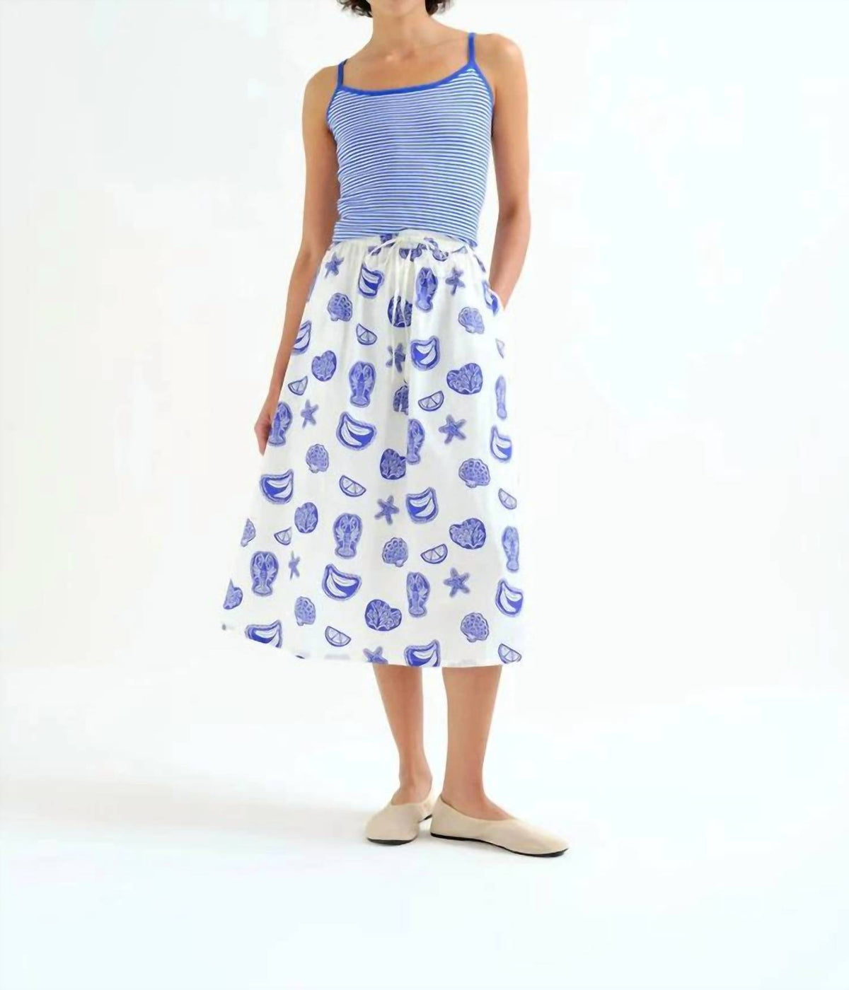 Compania Fantastica - Lobster Dinner Midi Skirt