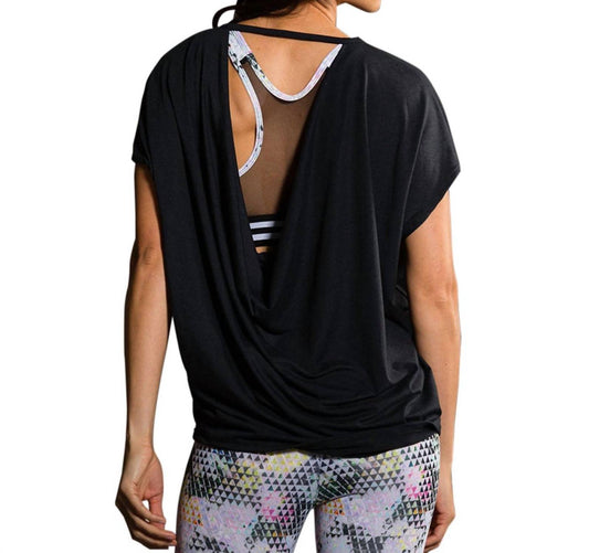 Onzie - Short Sleeve Drop Back Top