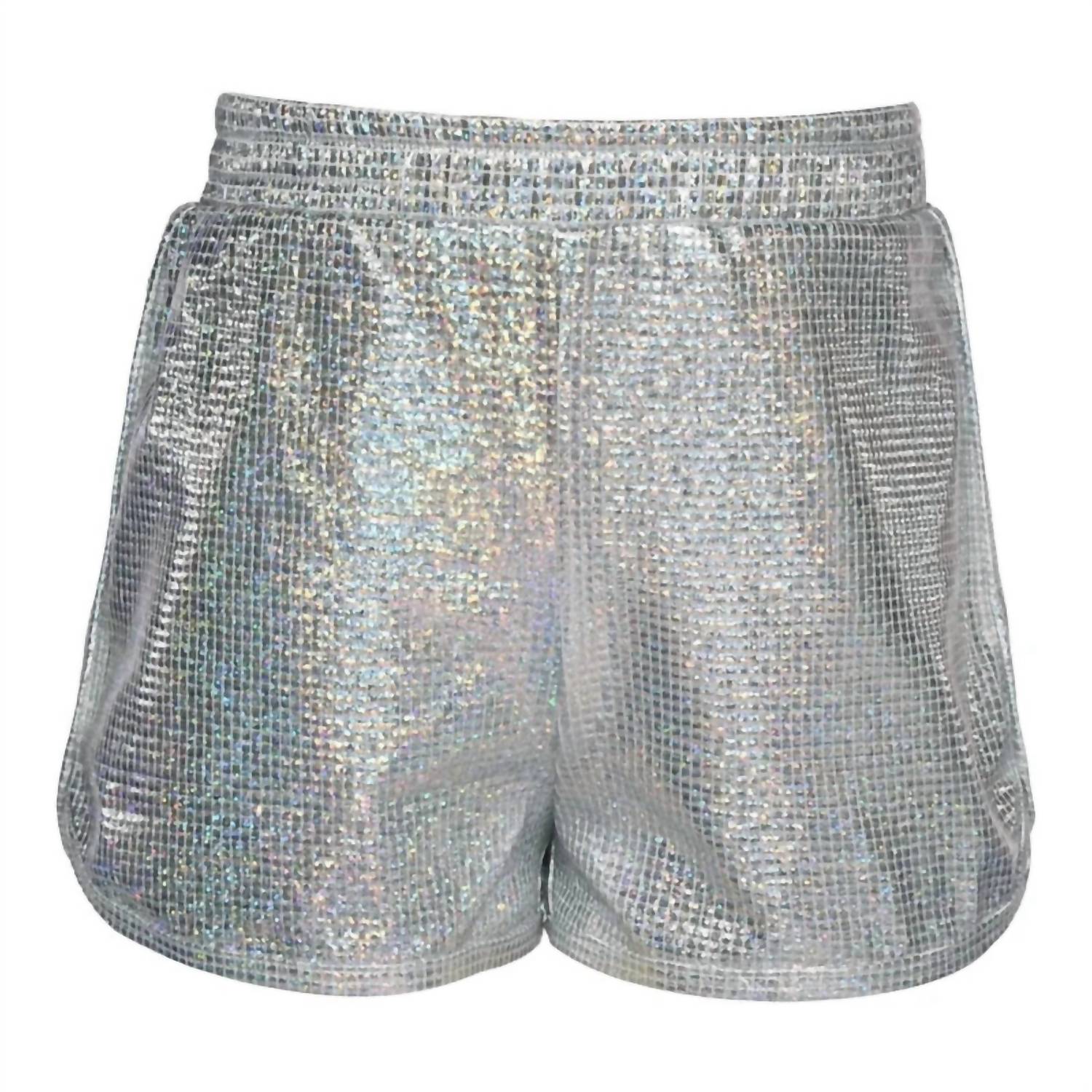 Baby Sara - Kid's Iridescent Side Split Shorts
