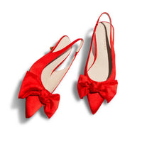 Yosi Samra - Women's Elise Satin Slingback Sandals