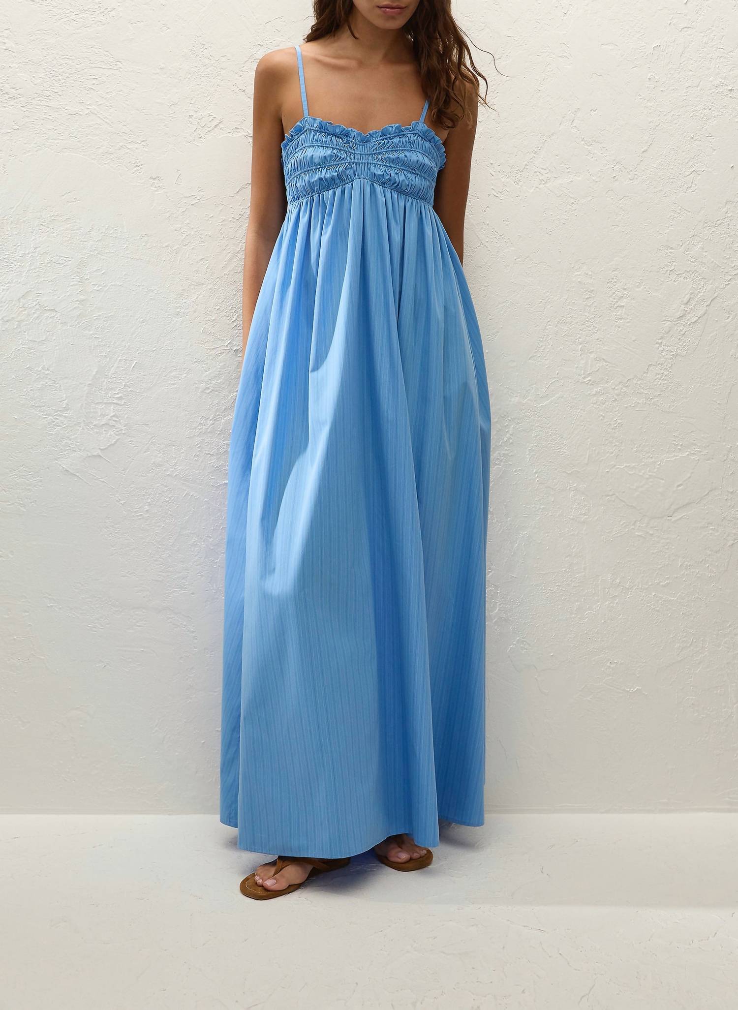 Faithfull The Brand - Presa Sweetheart Neckline Maxi Dress
