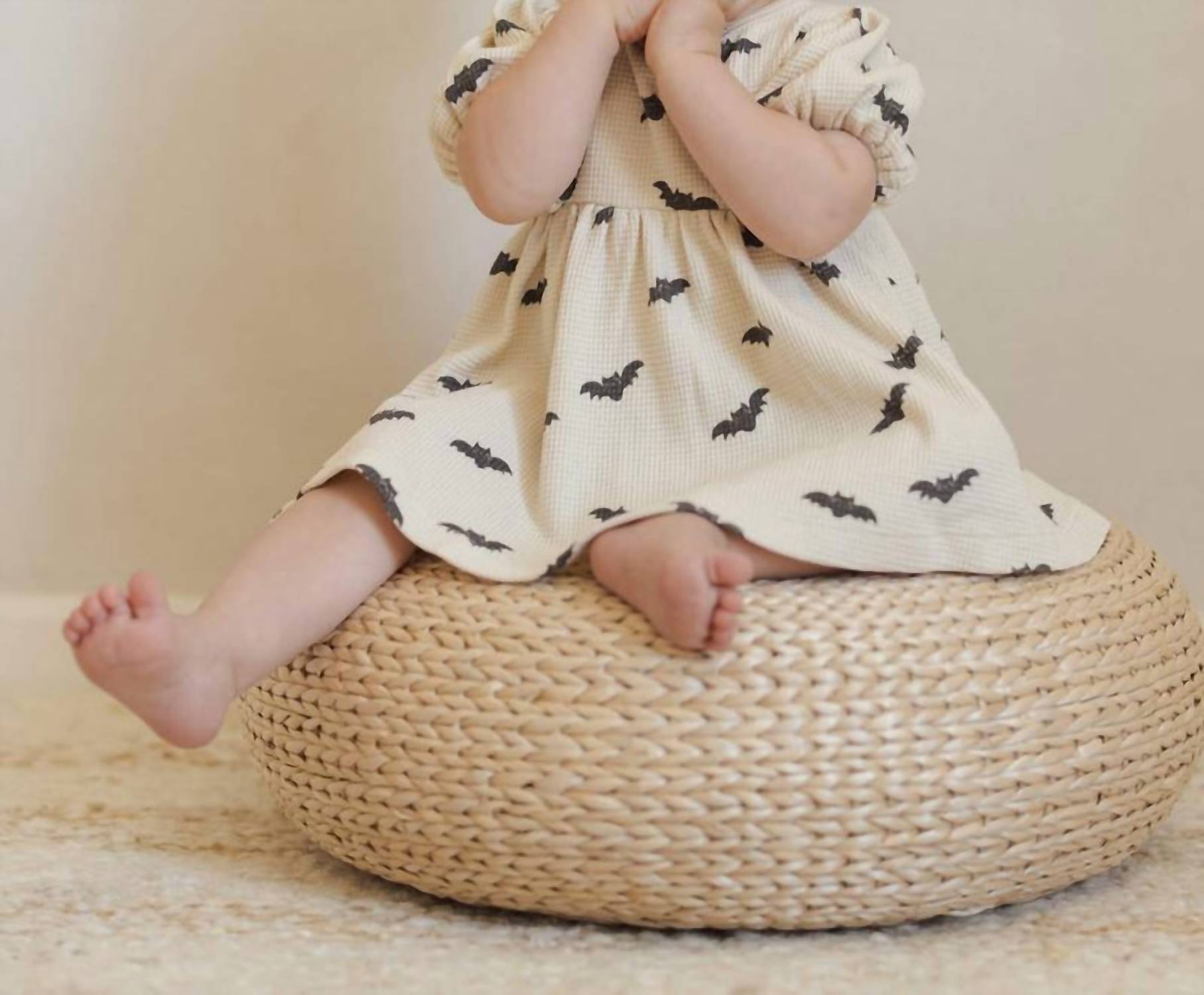 Quincy Mae Quincy Mae Darla Dress in bats - kids' dress