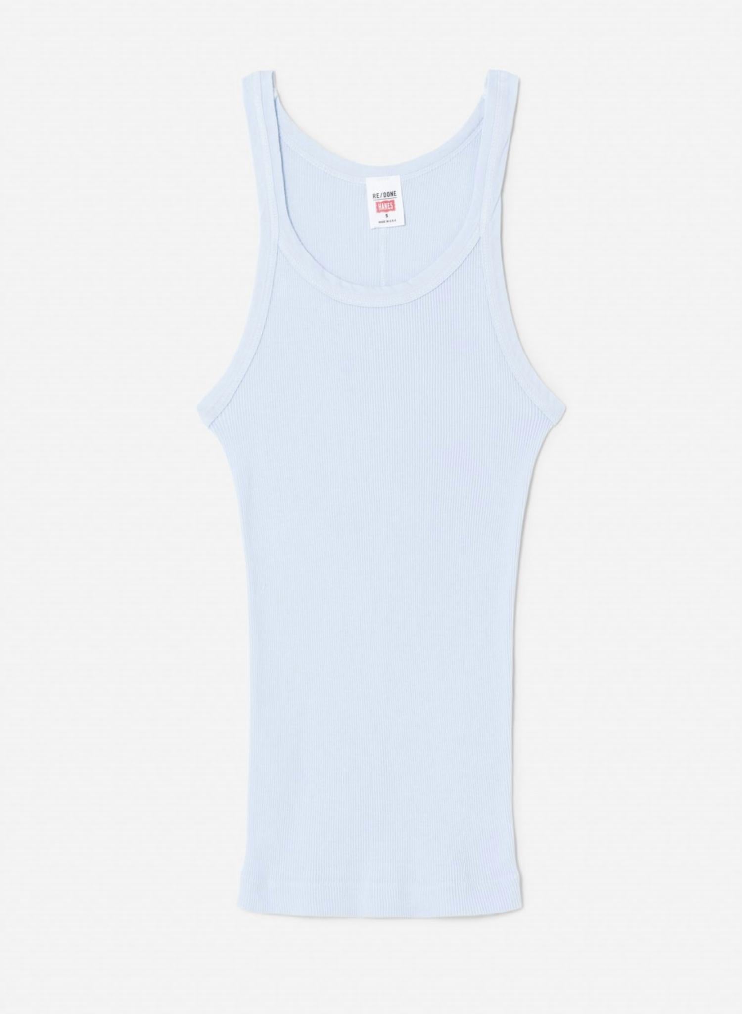 Re/Done - Women's Rib Cotton Sleeveless Top