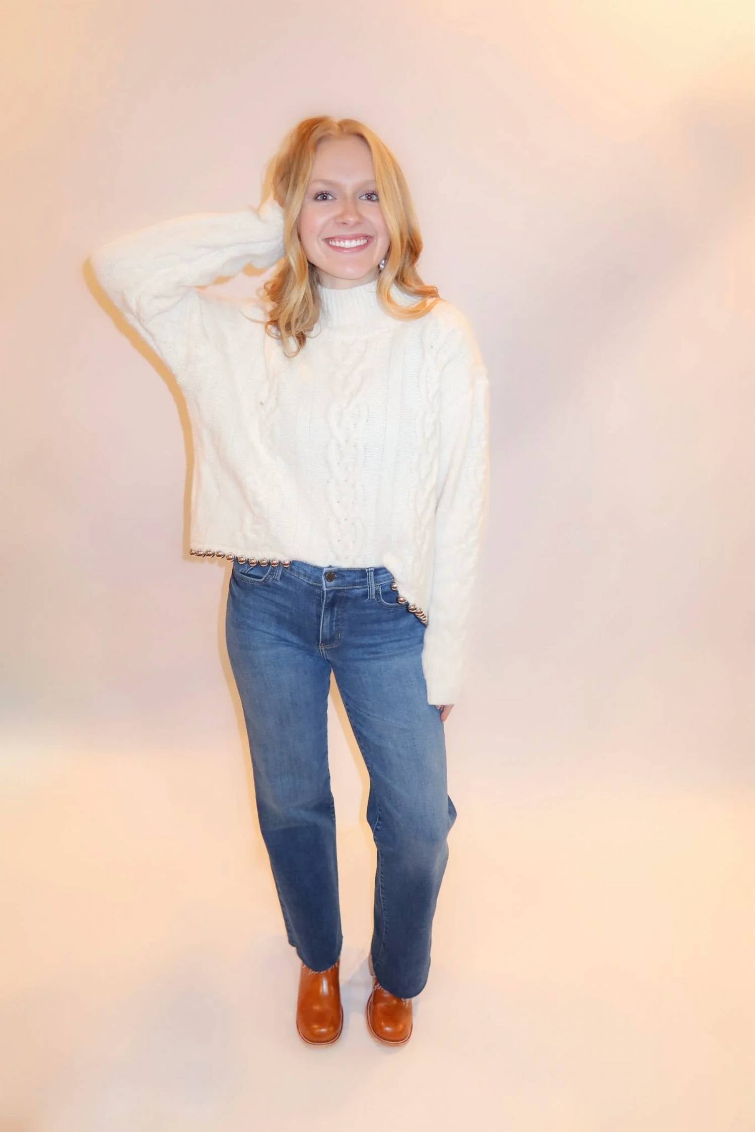 Heyson - Ashley Cable Knit Sweater