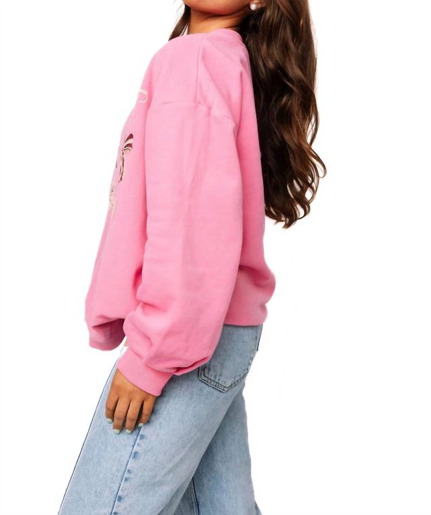 Queen Of Sparkles - Licensed Diet Coke Bow Sweatshirt