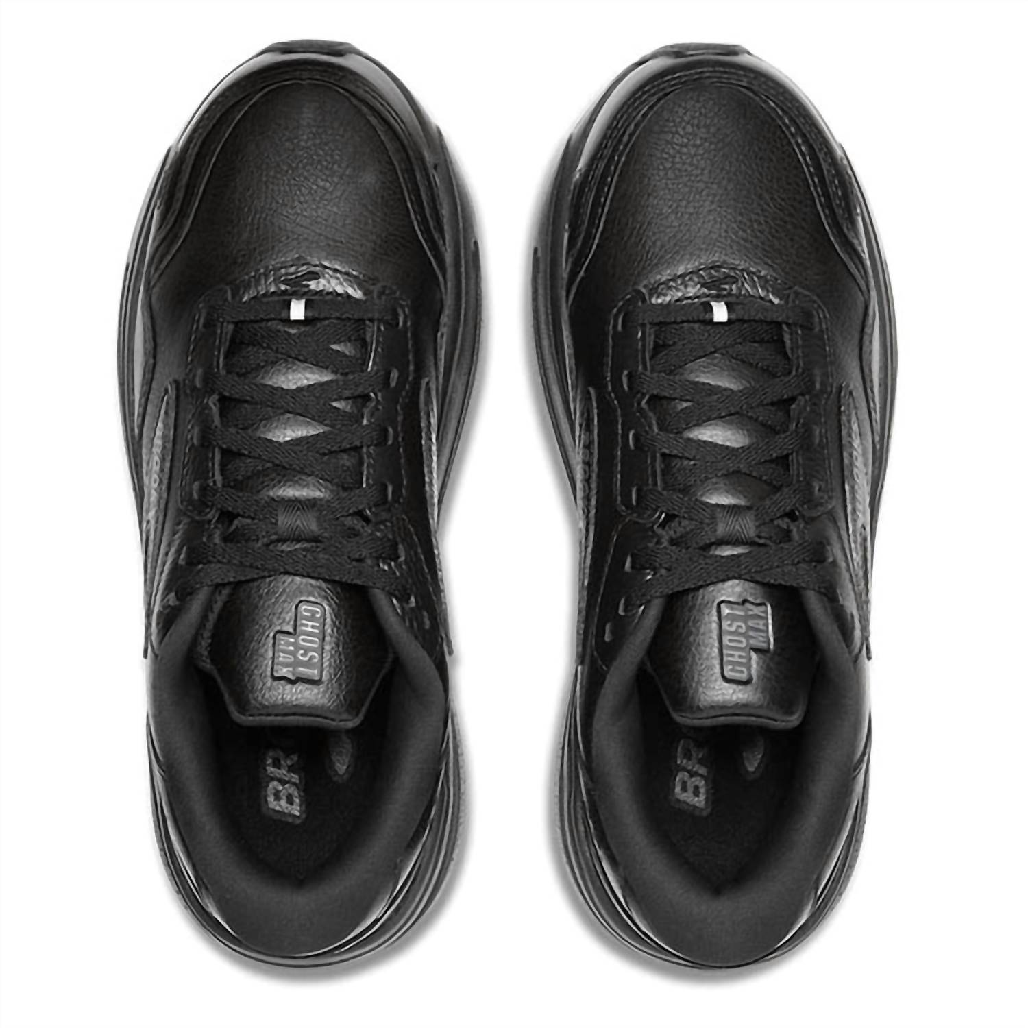 BROOKS Women's Ghost Max Leather Shoes in black black - women's sneaker - alternate view