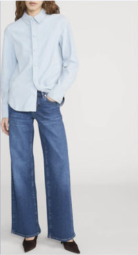 Frame - Low Rise Slim Palazzo Jeans