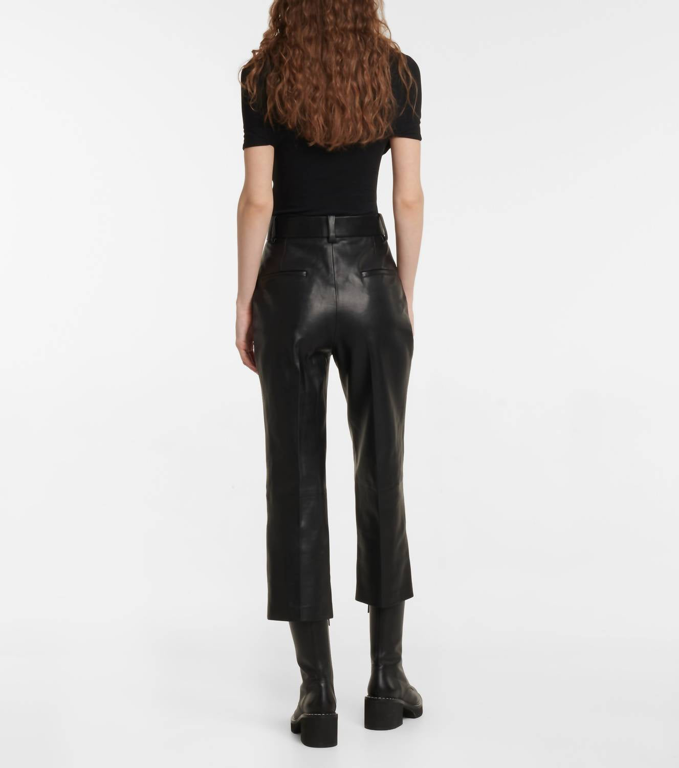 Khaite Melie Pant in black - women's pants - detail view
