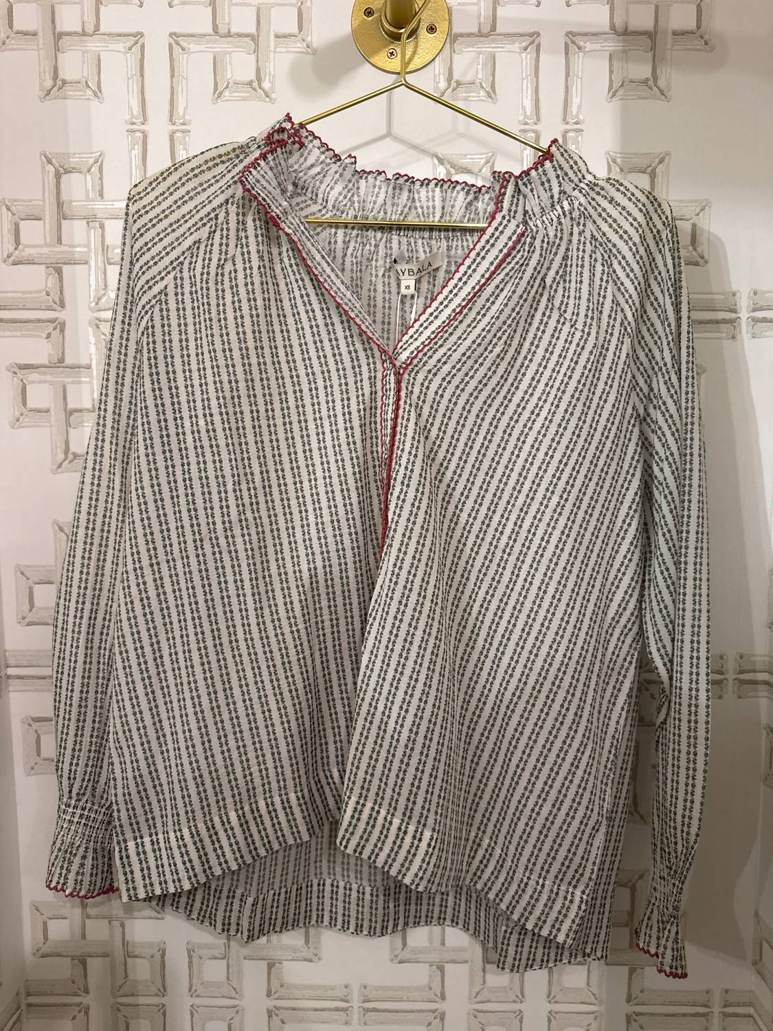 Baybala - Floral Stripe Harper Top