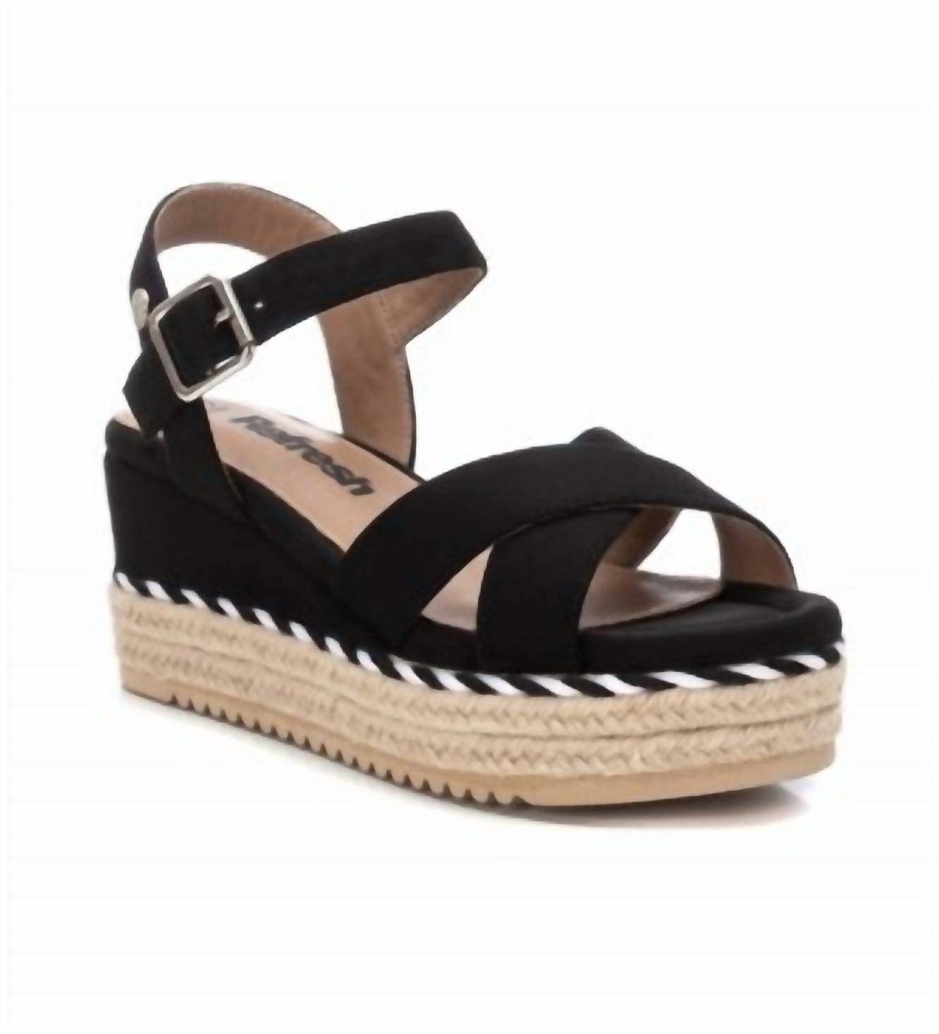 Xti - Women's Suede Wedge Sandals