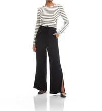 Fifteen Twenty Helen Wide-leg Pants in black - women's pants