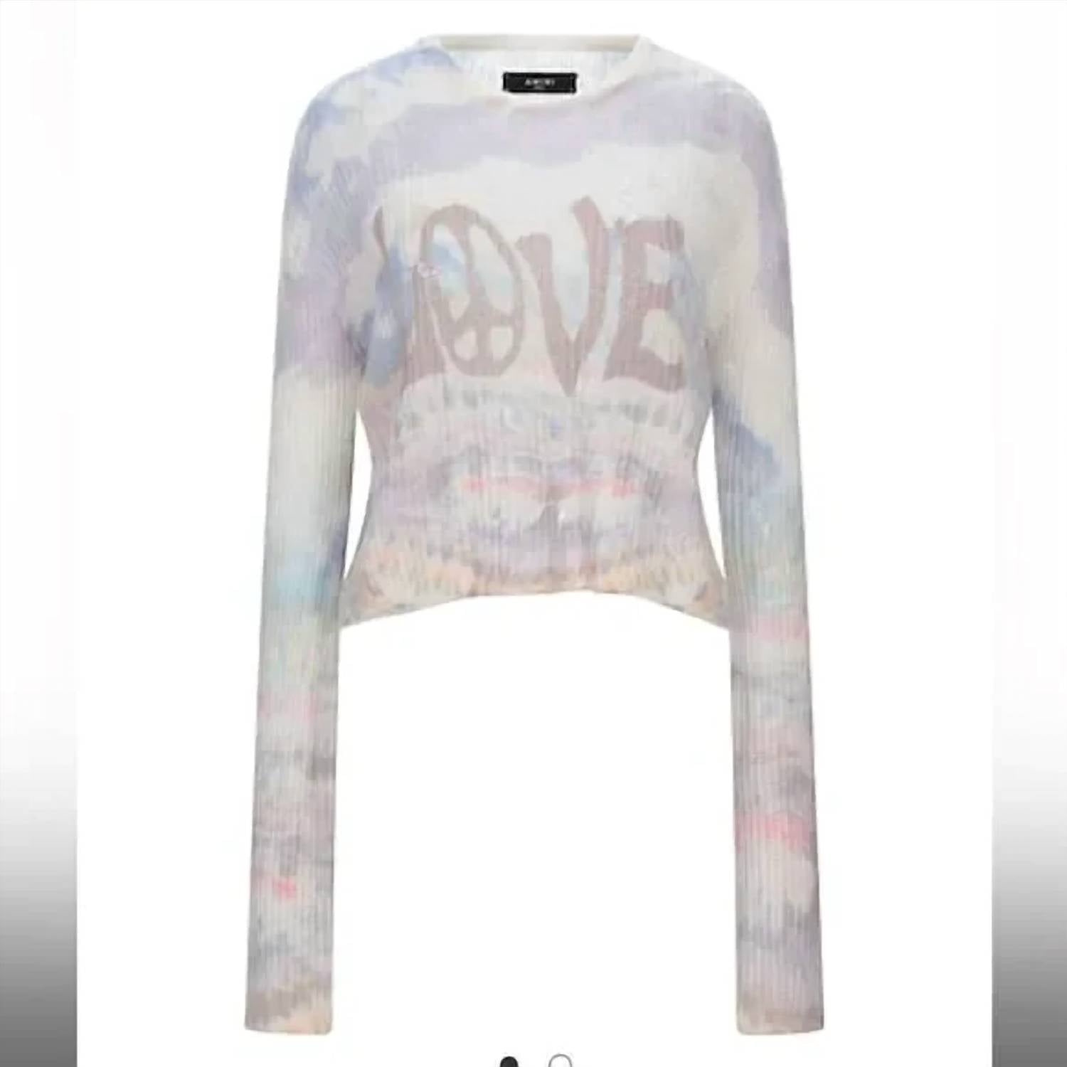 Amiri - Tie Dye Love Sweater