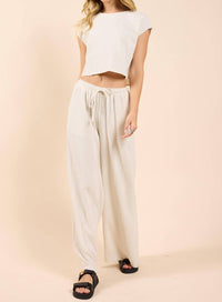 Sadie & Sage - Sugarloaf Sleeveless Linen Top