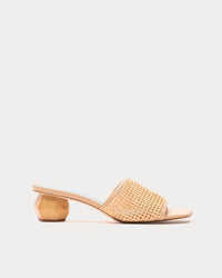 Frances Valentine - Women's Raffia Mesh Slide Heel Sandal