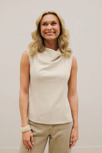 B.Right - Annia Brushed Modal Scuba Sleeveless Top